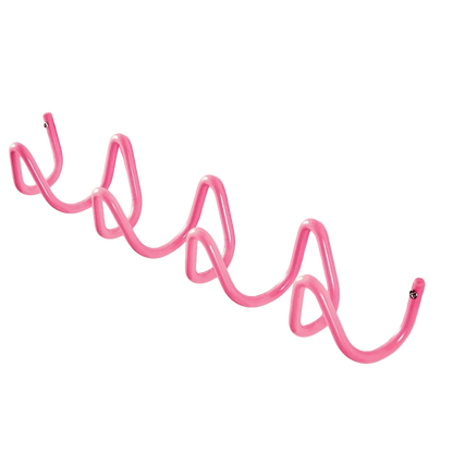 cabideiro de parede rosa 4 ganchos