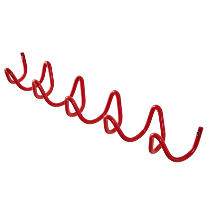 cabideiro de parede vermelho 5 ganchos