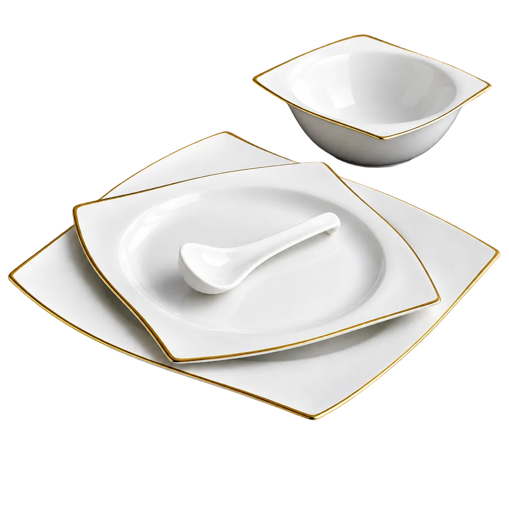 conjunto de pratos
