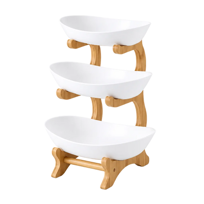 fruteira em camadas branco g