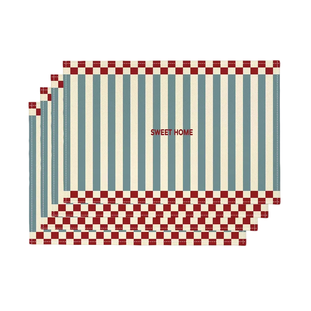 jogo de sousplats 30x45cm-4pc
