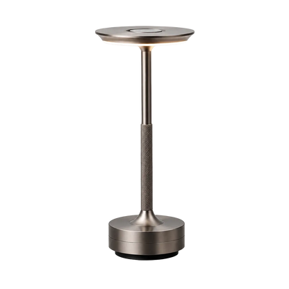 luminária de mesa champanhe