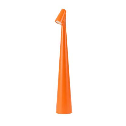 luminária de mesa laranja