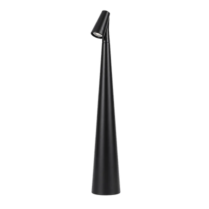 luminária de mesa preto