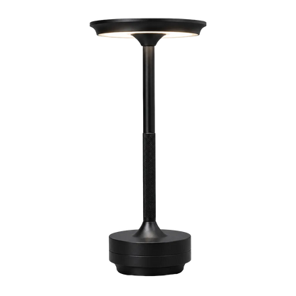 luminária de mesa preto