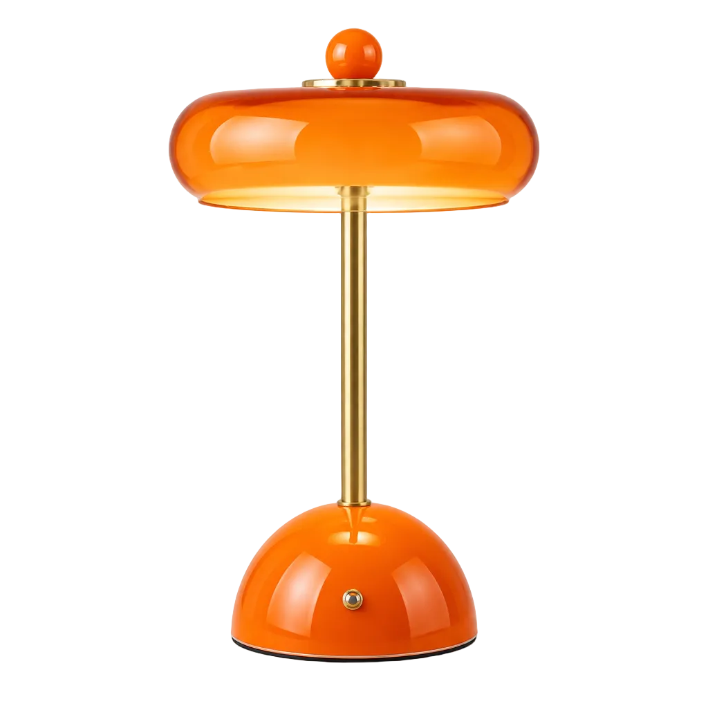 luminária de mesa tipo d