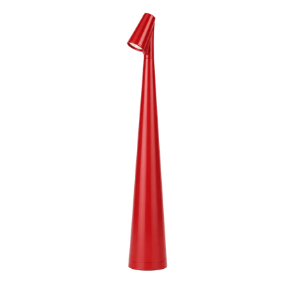 luminária de mesa vermelho