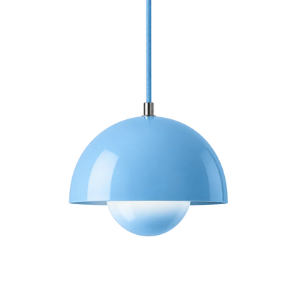 luminária pendente bud azul