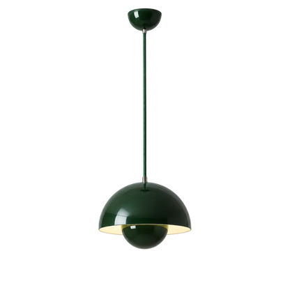 luminária pendente bud verde