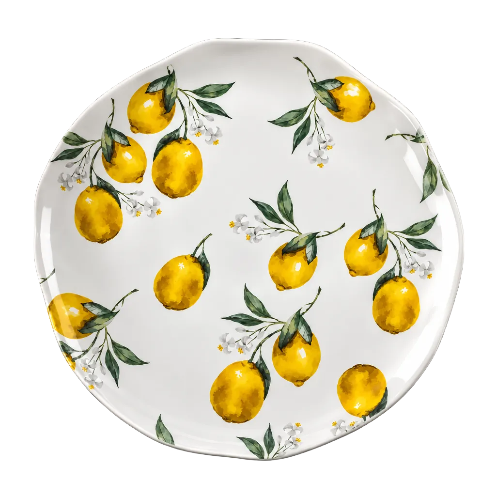 prato de jantar prato de limão de 11 polegadas