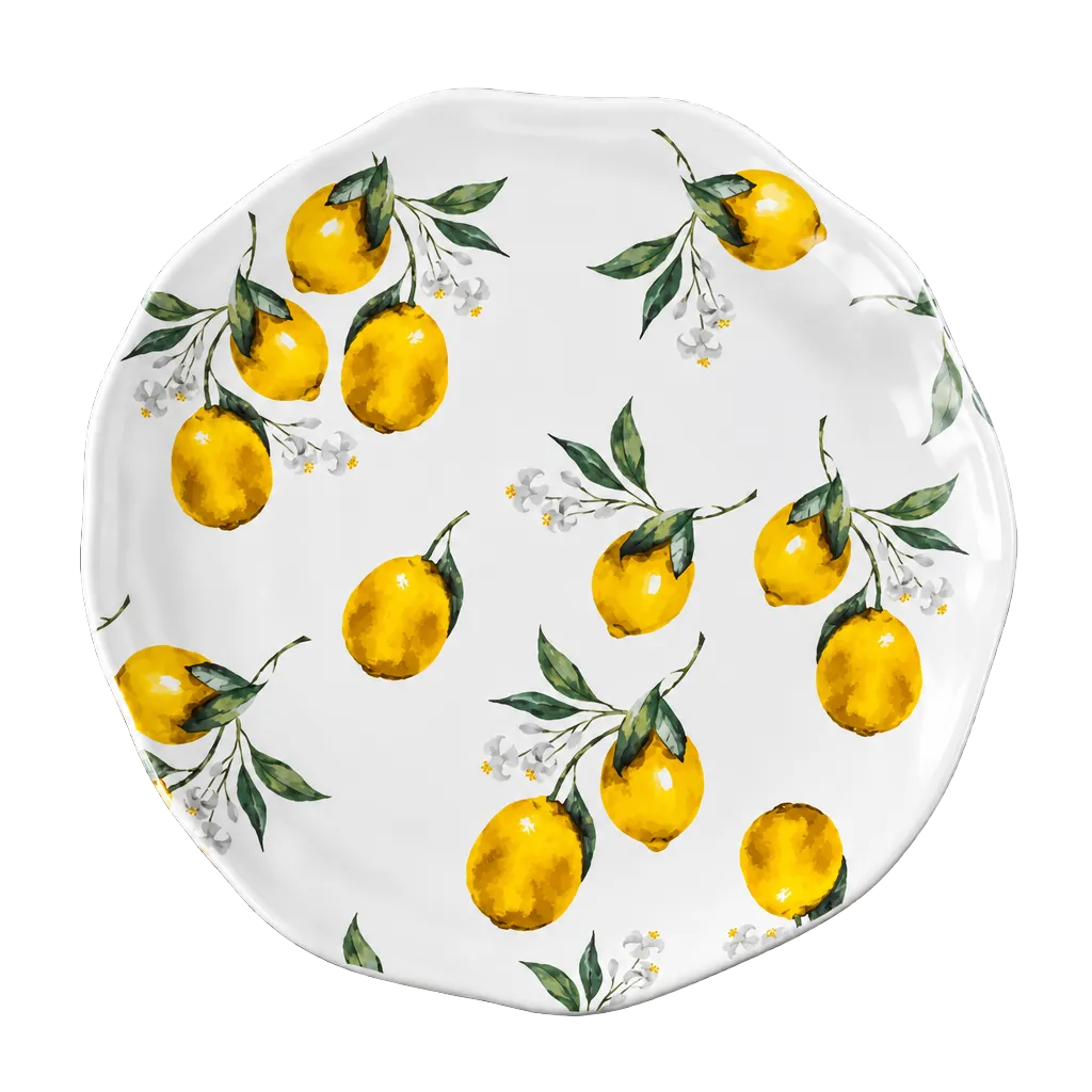 prato de jantar prato de limão de 8 polegadas