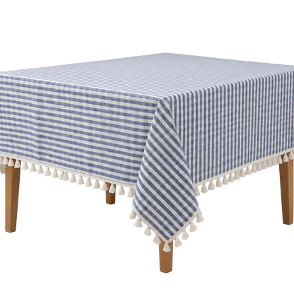 toalha de mesa azul tcs
