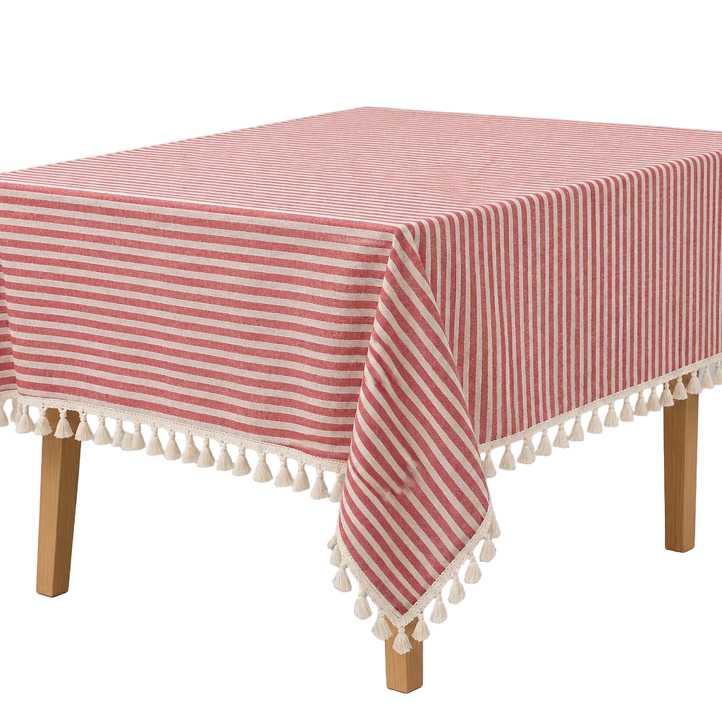 toalha de mesa vermelho tcs