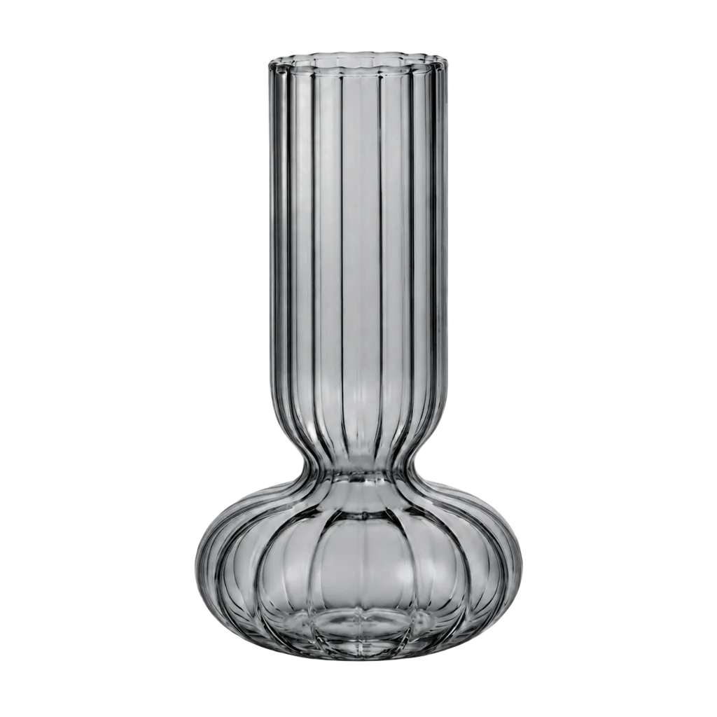 vaso de vidro estilo e