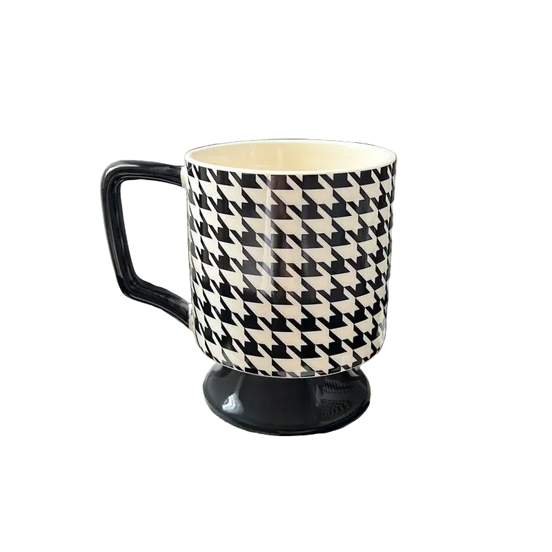 xícaras de café xícara pied-de-poule